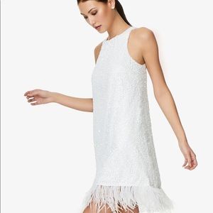 Brand New, White Aidan Mattox Dress